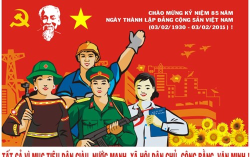 Kỷ niệm 85 năm ngày thành lập Đảng Cộng sản Việt Nam (03/02/1930 – 03/02/2015)